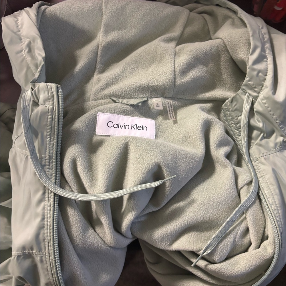 Calvin Klein Mint Green Fleece Jacket